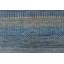 Tapis bleu en laine noué à la main de conception unique 8 pi x 10 pi 3 po