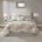 Luxurious Modern King Bedding Sets, Cotton Blend Comforter For Home