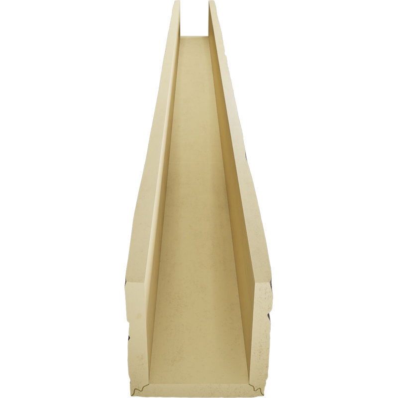 Poutre de plafond à 3 côtés en faux bois Riverwood Endurathane (poutre en U), H 8 po x l 12 po, Caramel, 16 pi L