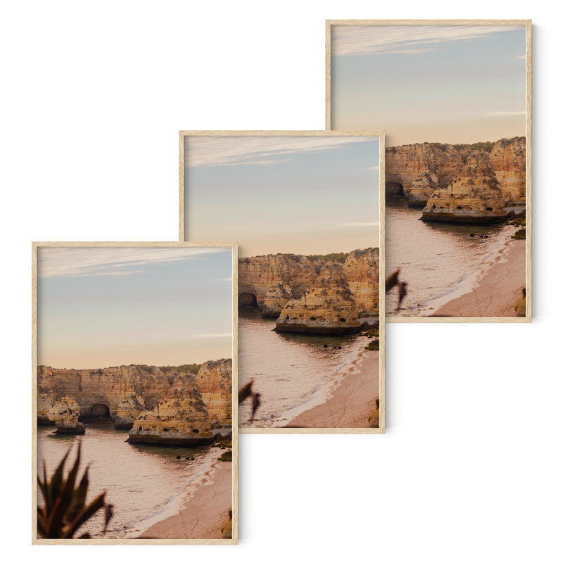 Cadre photo en bois, 24 po x 36 po, Beige