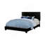 Lit double à panneau noir-1184997343