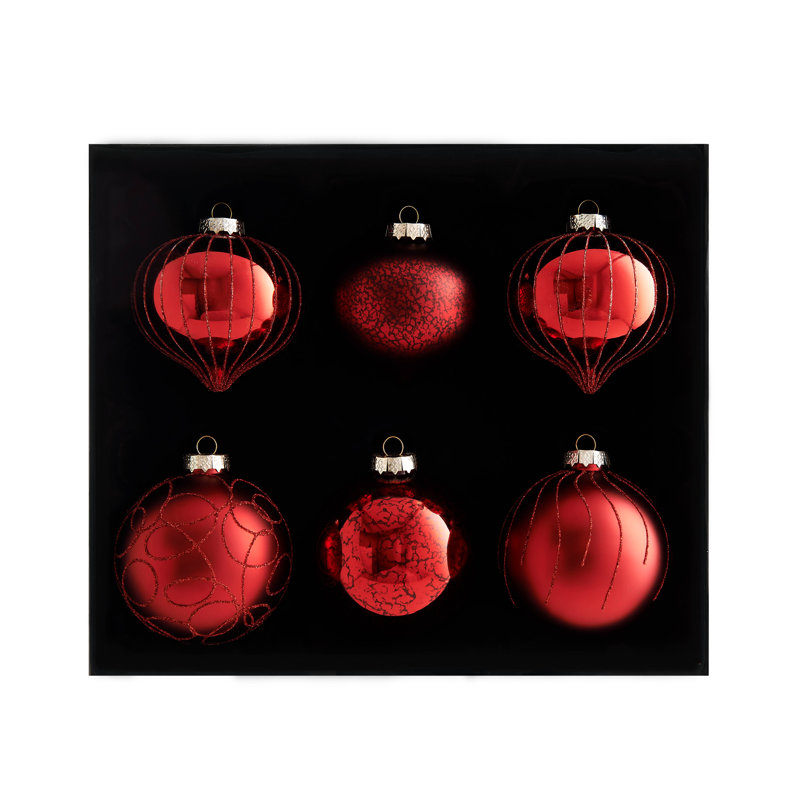 10.8cm Solid Colour Plastic / Acrylic Bauble, Christmas Red