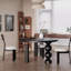 French style vintage solid wood dining table.-107770173