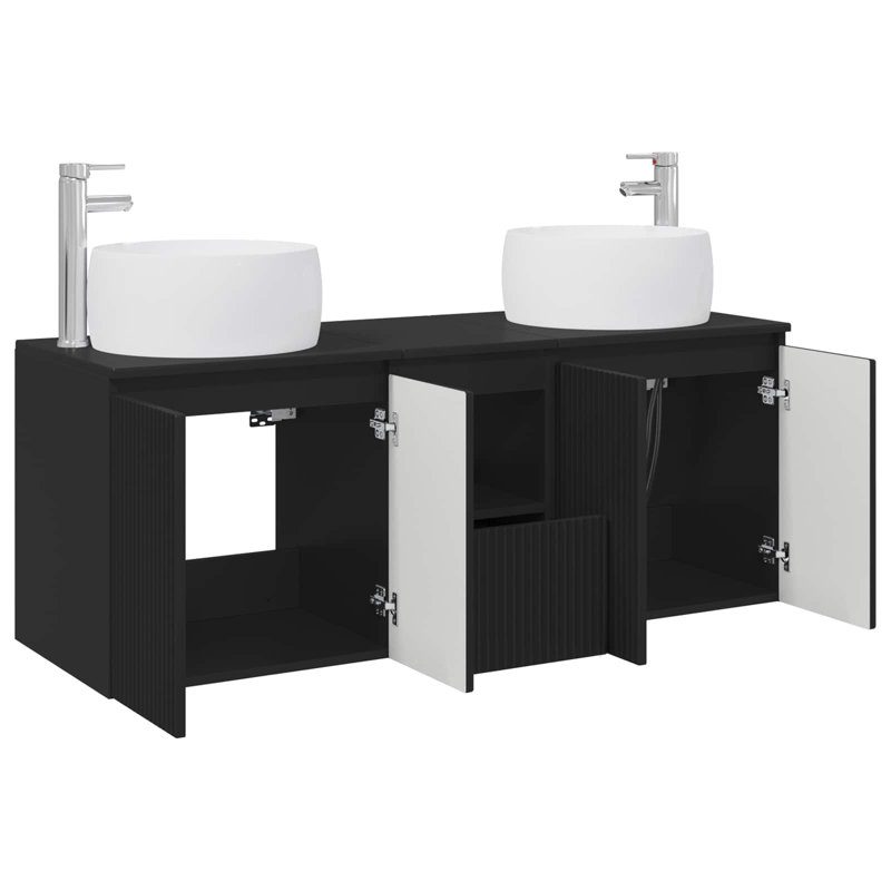 Bathroom Furniture Suite, Black