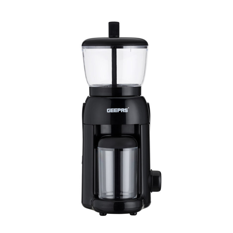 GEEPAS Peanut Butter Maker | Electric Grinder for Peanuts Cashews Almonds Hazelnuts Homemade Nut Butter with No Oils or Preservatives Needed | Transparent 756g Jar 320ml Storage Cup | 2 Year Warranty