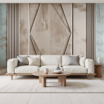 Peel and Stick papier peint canapé en bois luxary, murales, H 69 po x l 96 po, papier peint amovible en PVC, peintures murales auto-adhésives, décoration pour chambre à coucher, salon, chambre de bébé