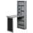 Fold-Out Convertible Writing Table Wall Mount Desk Cabinet Withboard And Side Shelf Multi-Function Home Office Workstation