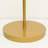 63'' Metal Petal Aesthetic Floor Lamp, Gold Tall Decorative Girls Lamps, Floral Cute Standing Lamp With E26 Glass LED Bulb, 3000K Soft Warm White, Fun Flowerfloor Lamp For Living Room, Bedroom