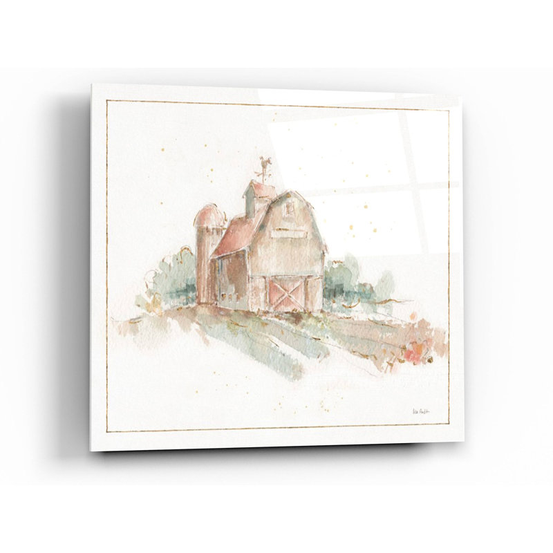 «Farm Friends XV Barn» par Lisa Audit, H 36 po x l 36 po