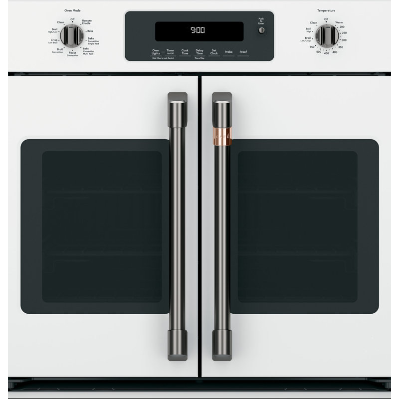 French Door Wall Oven Handle Kit, Brushed Black