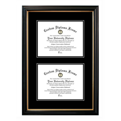 Concetta Double Degree Certificate Picture Frame