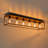 Delcina Industrial Rectangle Cage Flush Mount-862935177