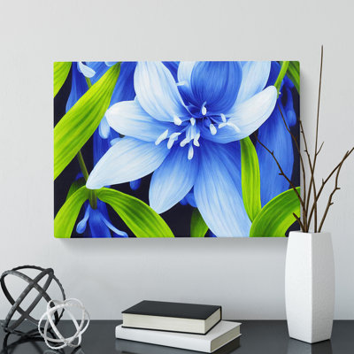Decorated Flower - Wrapped Canvas Painting