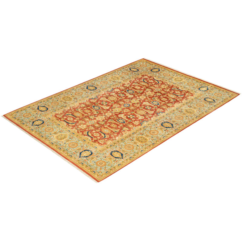 Classic One-of-a-Kind 6' 3" X 8' 10" Hand Knotted Area Rug