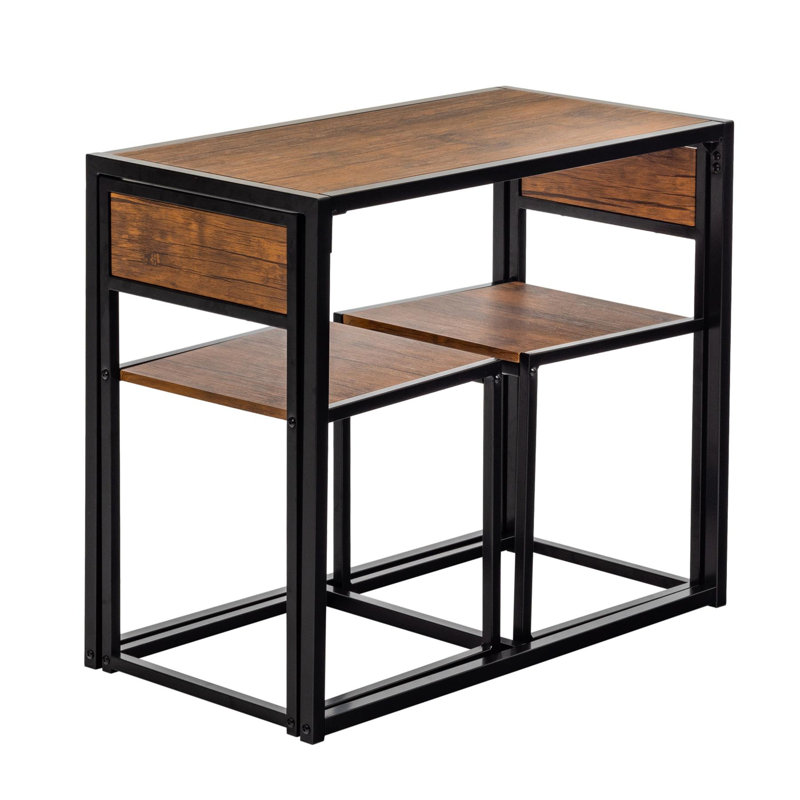 2 - Person Dining Set, 75.5" H x 90" W x 47" D