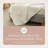 Whisper Organic Certified Organic Sheet Only - 100% Organic Cotton Sheets With Luxurious Soft And Breathable 300 Thread Count Sateen Weave Finish - Gots & Fairtrade Certified (Natural, King)-117442417-117442426