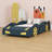 Race Car-Shaped Platform Bed With Wheels And Storage-45697551-45697545