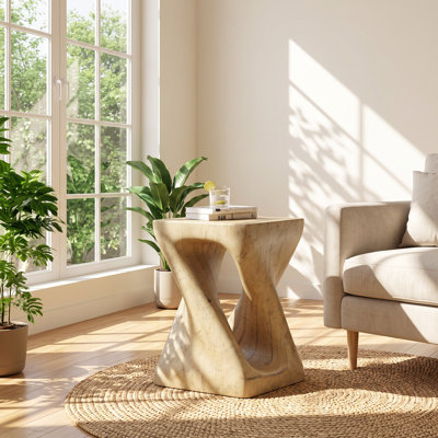 Table d'appoint Twist l 11,75 po x P 11,75 po x H 16 po