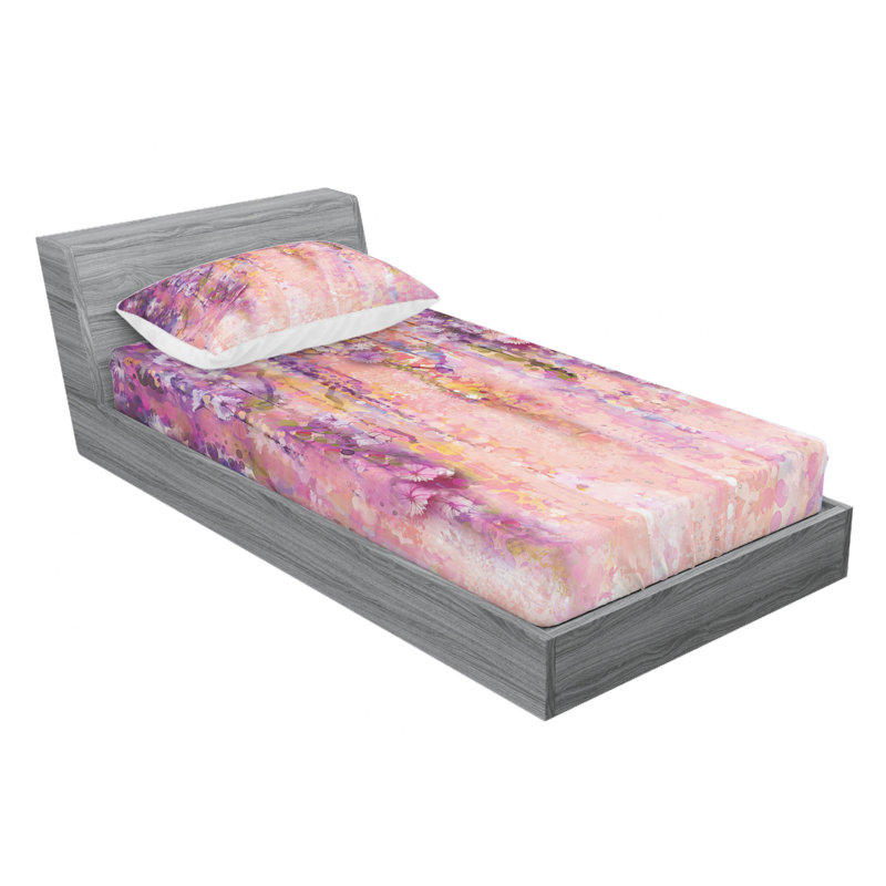Microfiber Sheet Set, Twin Sheet Set + Fitted Sheet + 1 Pillowcase