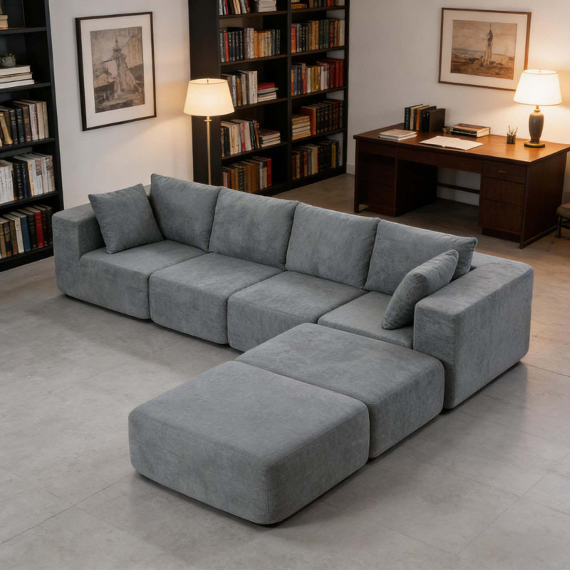 Canapé modulaire moderne sans assemblage