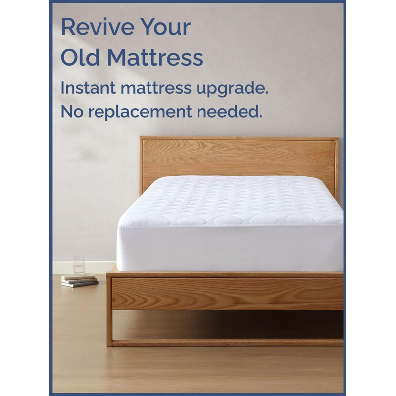 Couvre-matelas de 150 g / m² épais, confortable et moelleux - rafraîchissant, respirant et silencieux - lavable à la machine
