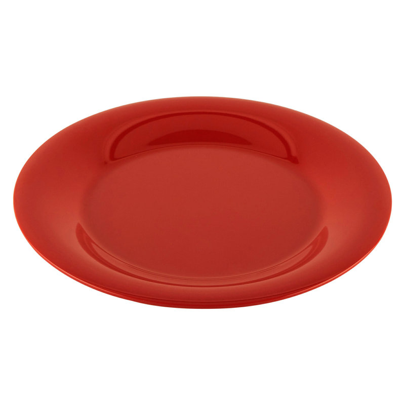  Assiette à salade ou à dessert en mélamine 7,5 po, 12 pièces, Canneberge