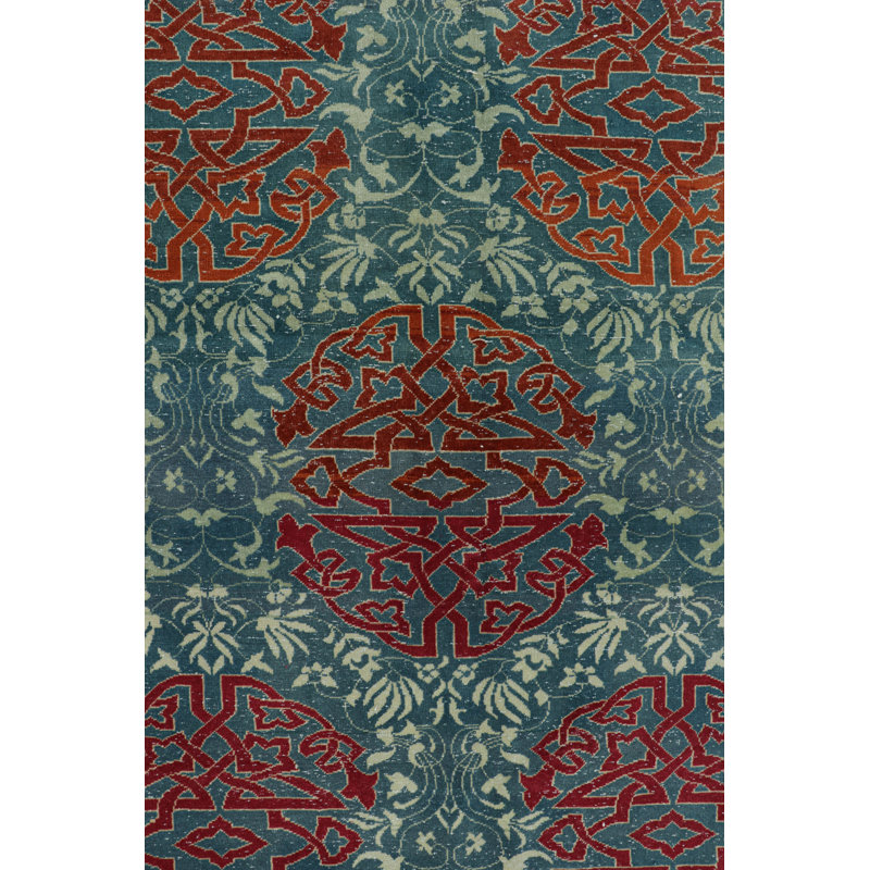 One-of-a-Kind 5'6”x6'9” Hand Knotted Area Rug