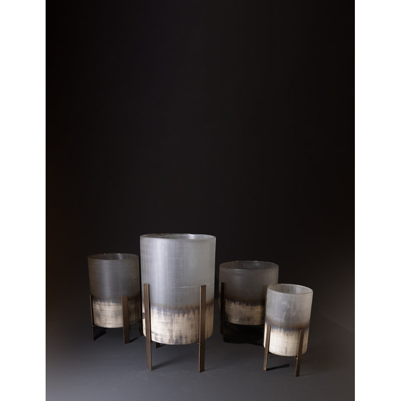 Glass Tabletop Candle Accessories, 14" H