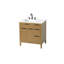 Meuble-lavabo simple 32 po en teck miel-1311895532-1311895507
