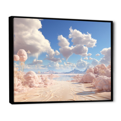 «Marshmallow Mirage Fluffy Cloud I», reproduction sur toile