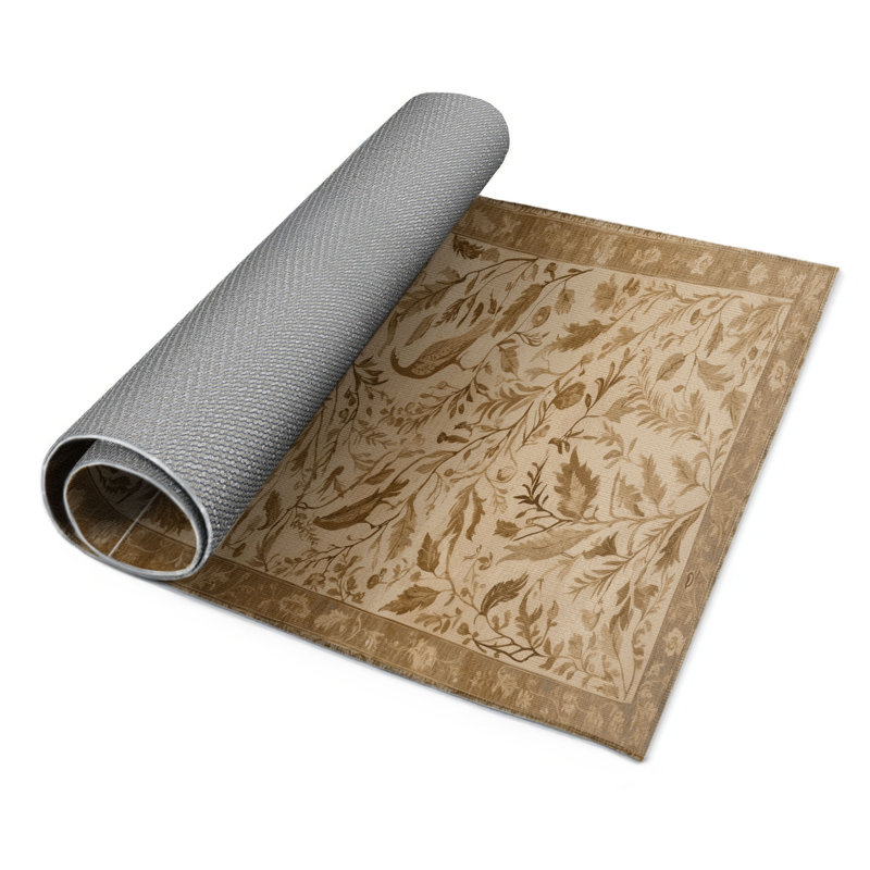 Tapis d'intérieur et d'extérieur brun Nature, Rectangulaire 3 pi x 5 pi