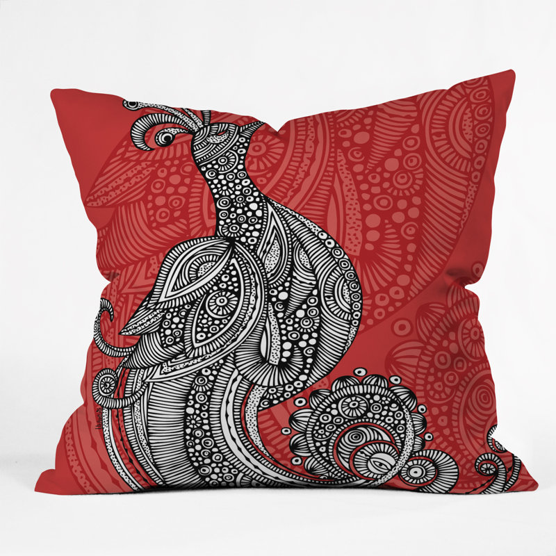 The Bird Throw Pillow, 16" x 16"