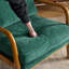 Fauteuil en chenille Mid-Century-134099078