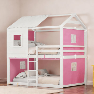 Lit superposé de style maison