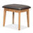 43.3" Makeup Vanity In Brown Wood, With Stool, Flip-Top Mirror And Three Drawers For A Neat Space Wood Brown, Organization-982440915