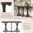 Jonesboro Console Table With Oak Veneer Top And Rubberwood Legs-120771391