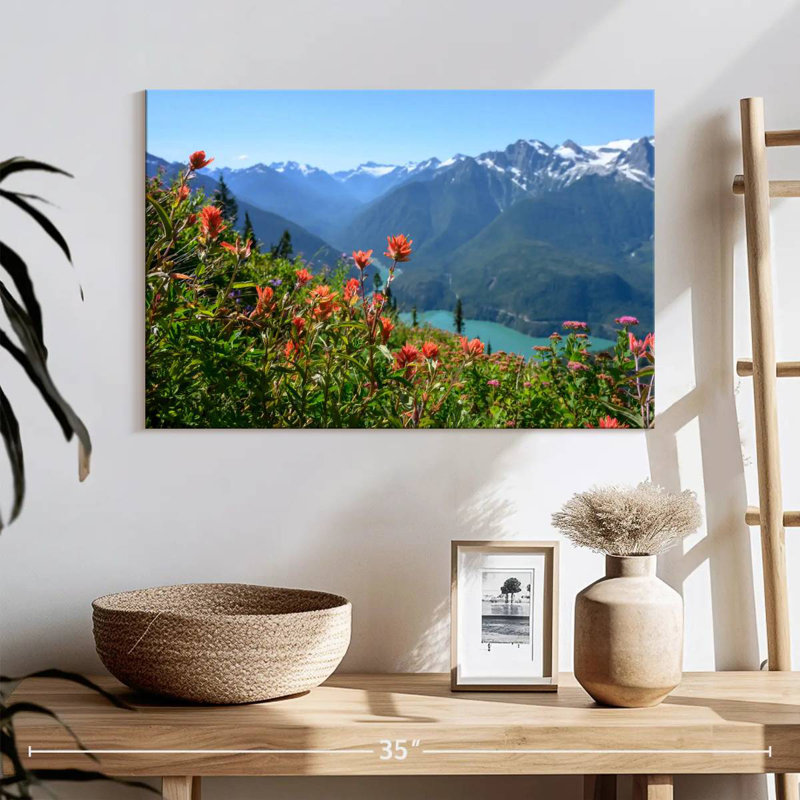 Hannes Diablo Lakeside Wildflowers, 16" H x 24" W