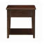 Malachi Walnut Finish End Table