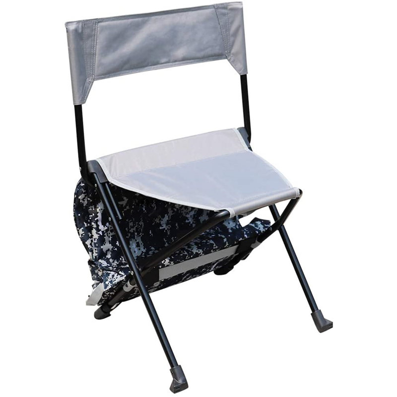 Kazia Folding Camping Chair, Gray