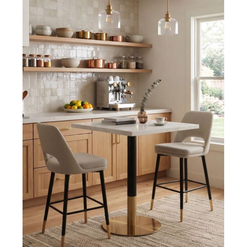 Table de salle à manger Maddison, 40" H x 24" W x 24" D, Blanc