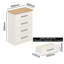 Cleverton Hallway Shoe Storage Bench With 4 Drawer Dresser Living or Bedroom Set-1417272033
