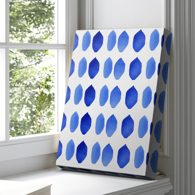 Toile tendue avec châssis abstrait CDXV - prêt à être accroché, H 18 po x l 12 po