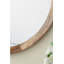 D20x1,5 "Miroir mural de style transitionnel en bois de manguier avec cadre en bois de manguier massif pour la salle de bain-722102397