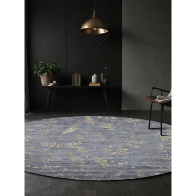 Machine Washable Grey Area Rug