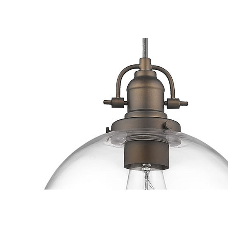 Hampstone 1 - Light Single Pendant, Bronze