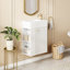 Meuble-lavabo flottant 18,5 po avec lavabo en résine