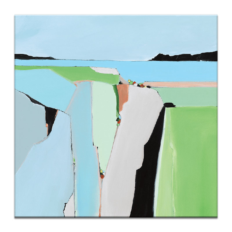 Vista by Brenda Meynell - Painting, Wrapped Canvas, 41cm H x 41cm W x 3cm D