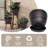 Genard 3 Pack 9 Inch Plant Pots with Drainage Holes & Saucer, Flower Pots with Tray, Set Of 3 Plastic Whiskey Barrel Planters for Indoor & Outdoor Garden Home-857373415