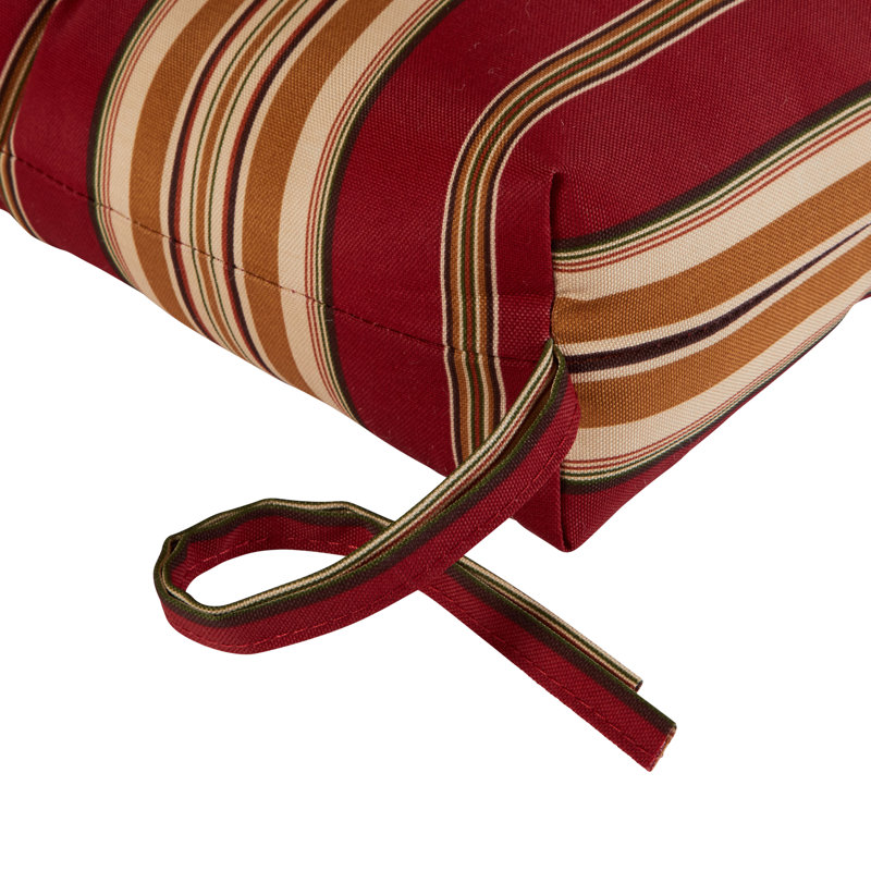 Shipton Outdoor Bench Seat Cushion, Roma Stripe, 44" W x 17" D, 4"