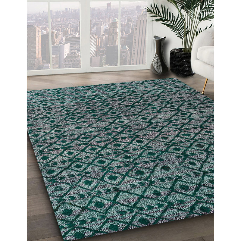 Abstract Indoor Rug, Square 4'
